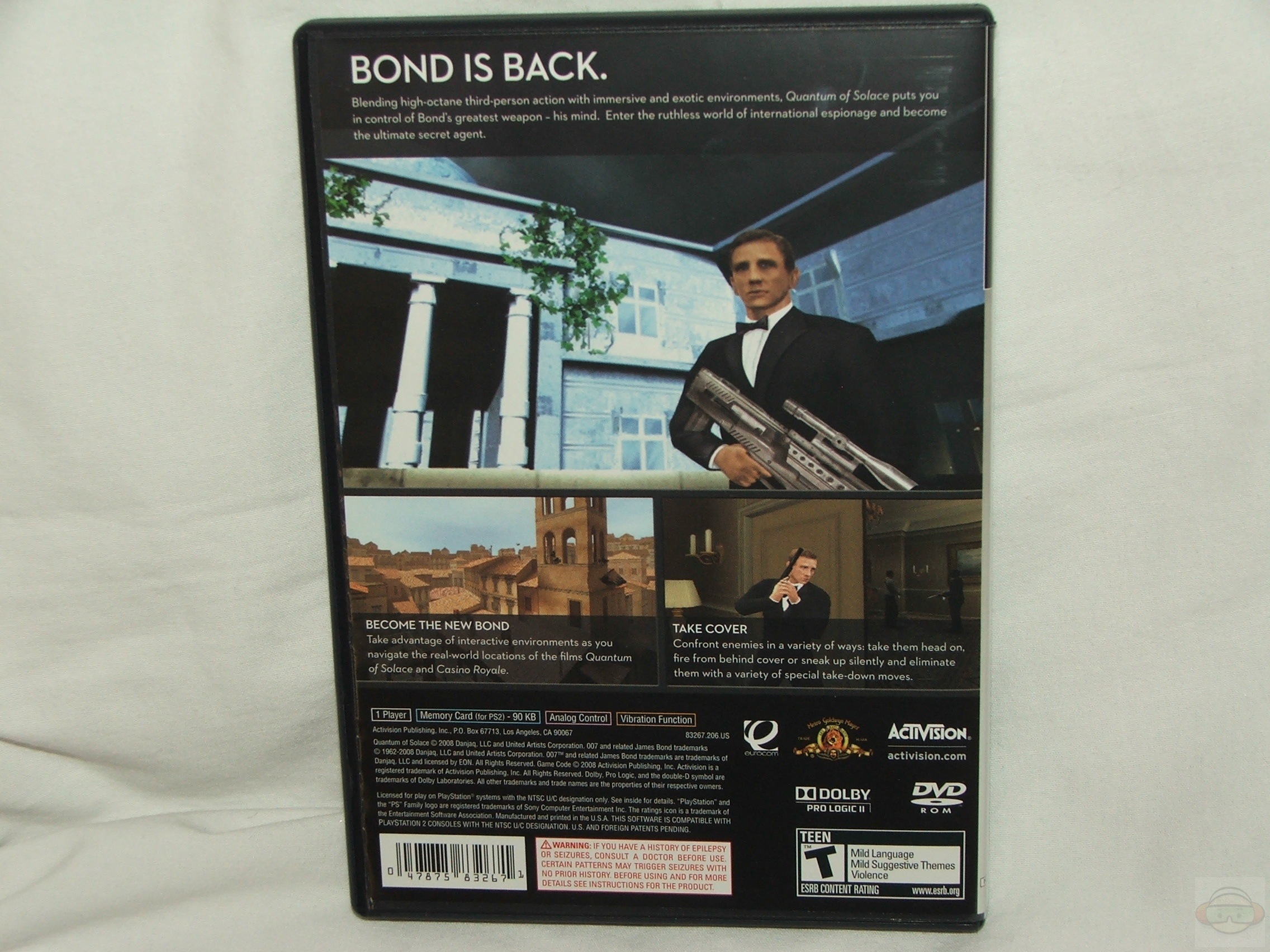 james bond quantum of solace pc game serial key