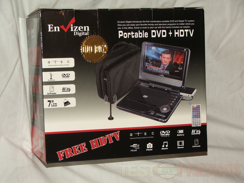 Envizen Digital Duo Box Portable Digital Tv Dvd Player Technogog