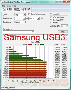 atto usb3 with samsung