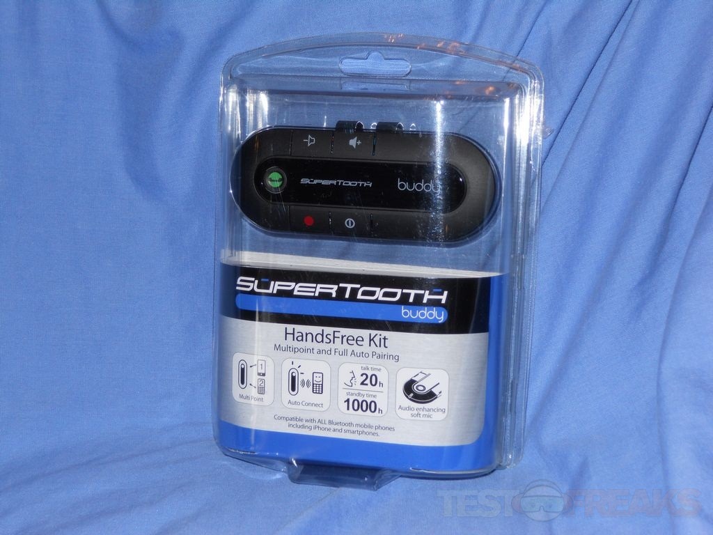 SuperTooth Buddy Freisprecheinrichtung Bluetooth Auto Visier Car-Kit KfZ  3367970040885