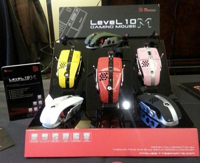 Tt eSPORTS Level 10 M gaming mouse, with a wider range of color choice options.