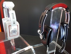 First public appearance of the _Level 10 M Headset__the design collaboration by Thermaltake and BMW DesignworksUSA