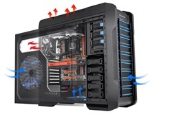 Thermaltake Chaser A71 Gaming Case combines maximum performance, cooling and compatibility in a full-tower package