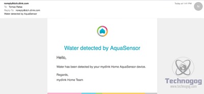 DLink Water Sensor 37