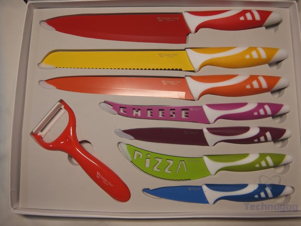 Review of Golden Chef Collection 8 Piece Knife Set