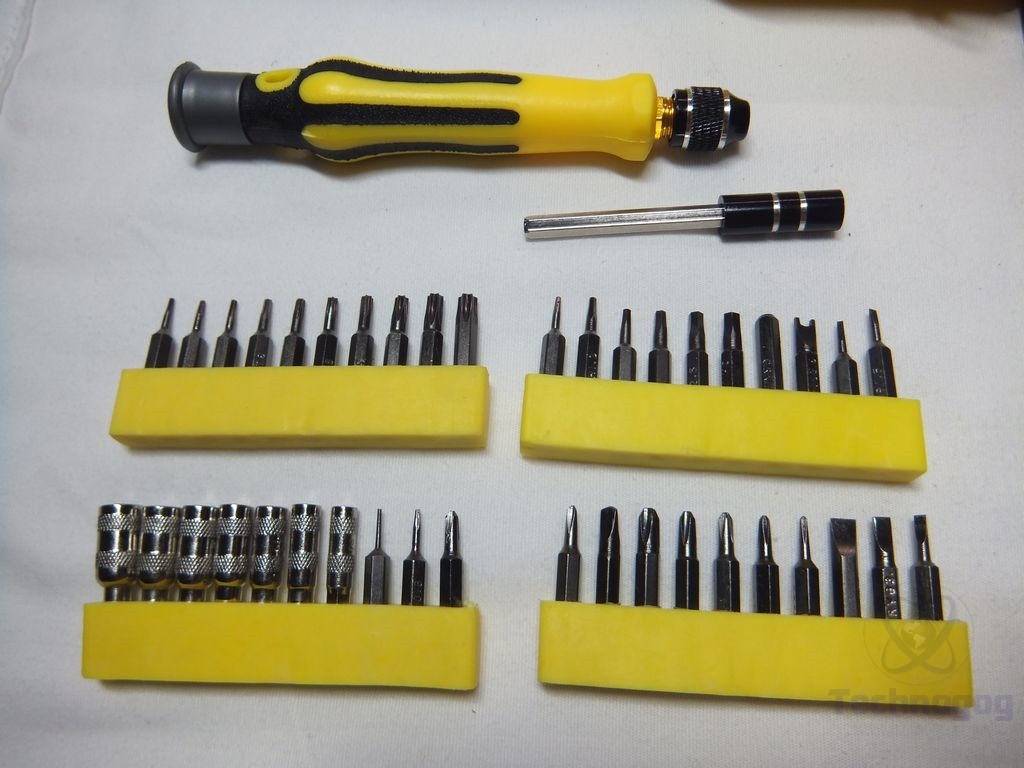 thumbnail interactive-video image 1 of Screwdriver Set | 24 In 1 Precision Magnetic Alloy Steel Repair Tool Kit Mechanics Bit For Watches, Glasses, Electronics, Smart Phone, Laptop In -pack Of 1 1 of 9