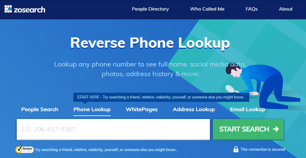 free reverse look up number