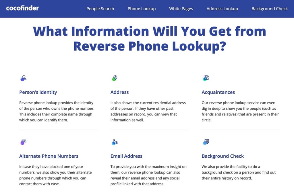 white pages reverse phone lookup review